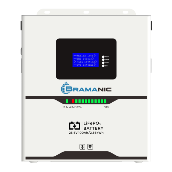 Batería Litio 24v 100ah Lifepo4, Bramanic